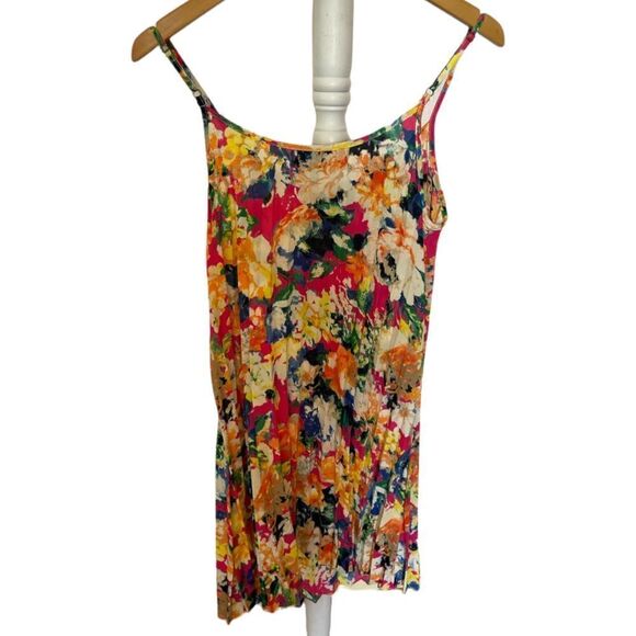 Beautiful Watercolor Floral Summer Dress, Size Small - Picture 3 of 4